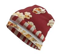 JTKBNVM Popcorn Beanie for Women Men Slouchy Beanie Hats Winter Knit Hats Cuffed Ski Hats Warm Cozy Skull Cap Black