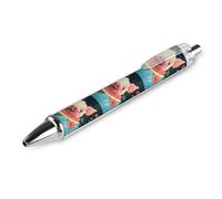 JTKBNVM Professional Retractable Black Gel Ink Pens 0.5mm Extra Fine Point Animal Laughter Rollerball Pens with Quick-Dry Smudge-Free Ink Pocket Clip for Smooth Writing Journaling Note-Taking