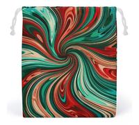 JTKBNVM Psychedelic Swirl Pattern Muslin Bags Cotton Drawstring Bags Drawstring Gift Bags Canvas Christmas Bags Cloth Gift Bags Drawstring Pouch Jewelry Pouches Drawstring Bags 1 Pc, Style, 1 Count