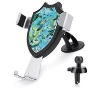 JTKBNVM Sea Turtle-Blue Car Phone Mount 3-in-1 Universal Air Vent/Dashboard/Windshield Holder with 360° Rotatable Cell Phone Stand Head Quick One Touch Release for 4.0-6.0 Inch Smartphones