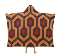 JTKBNVM Shining Overlook Fleece Wearable Blanket Hoodie with Hood Oversized Sweatshirt Blanket Gift for Adults Teens