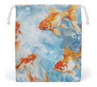 JTKBNVM Swim in Water Muslin Bags Cotton Drawstring Bags Drawstring Gift Bags Canvas Christmas Bags Cloth Gift Bags Drawstring Pouch Jewelry Pouches Drawstring Bags 1 Pc