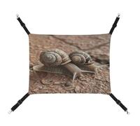 JTKBNVM Two Snails Pattern Cat Hammock Pet Hammock Ferret Hammock Cat Hammock for Large Cats Hamster Hammock Soft Hanging Bed Cat Hammock Hanging Cat Hammock Bed