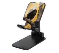 JTKBNVM Universal Cell Phone Stand for Desk Adjustable Mobile American Bald Eagle Phone Holder Mount Cradle Dock Compatible with 4.0-8.0 Inch Smartphones Portable Office Desktop Accessories Decor