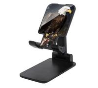 JTKBNVM Universal Cell Phone Stand for Desk Adjustable Mobile Bald Eagle Phone Holder Mount Cradle Dock Compatible with 4.0-8.0 Inch Smartphones Portable Office Desktop Accessories Decor