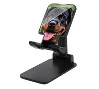 JTKBNVM Universal Cell Phone Stand for Desk Adjustable Mobile Rottweiler Wallpaper Phone Holder Mount Cradle Dock Compatible with 4.0-8.0 Inch Smartphones Portable Office Desktop Accessories Decor