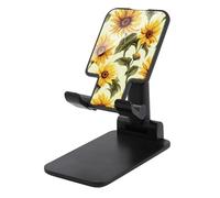 JTKBNVM Universal Cell Phone Stand for Desk Adjustable Mobile Summer Sunflower Phone Holder Mount Cradle Dock Compatible with 4.0-8.0 Inch Smartphones Portable Office Desktop Accessories Decor