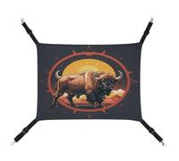JTKBNVM Wild American Bison Mountains Cat Hammock Pet Hammock Ferret Hammock Cat Hammock for Large Cats Hamster Hammock Soft Hanging Bed Cat Hammock Hanging Cat Hammock Bed