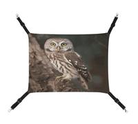 JTKBNVM Wildlife Animal Owl Cat Hammock Pet Hammock Ferret Hammock Cat Hammock for Large Cats Hamster Hammock Soft Hanging Bed Cat Hammock Hanging Cat Hammock Bed
