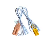 JTKENS 2pcs Replaceable Electrode Lead Wire for XFT 120C AED 120C+ Trainer Training Patch Emergency Teaching