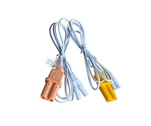 JTKENS 2pcs Replaceable Electrode Lead Wire for XFT 120C AED 120C+ Trainer Training Patch Emergency Teaching