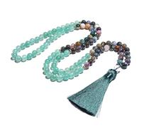 jtkhaweh Classic Agate Green Beads Necklace Bracelet Set Men And Women Necklace