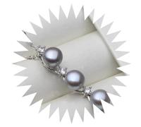 jtkhaweh Classic Freshwater Natural Black Pearl Pendant Women White Necklace Greypearlpendant