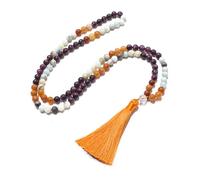 jtkhaweh Classic Garnet Red Beads Necklace Bracelet Set Necklace