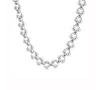 jtkhaweh Classic Personalized Exaggerated Necklace Hip-Hop Men'S And Women'S Collarbone Necklace Punk Neck Chain 33+10Cm