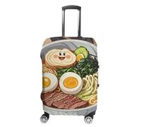 JTKLQBN Anti-Scratch Luggage Cover Japanese Ramen Printed Luggage Case Protector Washable Suitcase Covers Elastic Suitcase Protector for Size Luggage, Japanese Ramen, Small