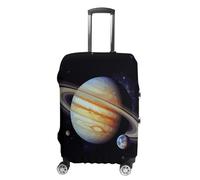 JTKLQBN Anti-Scratch Luggage Cover Planet Jupiter Printed Luggage Case Protector Washable Suitcase Covers Elastic Suitcase Protector for Size M (22-24 inches) Luggage, Planet Jupiter, M