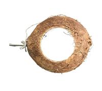 JTKSSCS Coconut Shell Cage Hanging Bird Nest Coconut Shell House For Pet Parrot Canary Finch Hamster