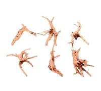 JTKSSCS Driftwood Driftwood Cuckoo Roots Dead-wood Tree Trunk Micro Landscape Reptile Cylinder Fish Tank Ornament Aquarium Decor(5-10cm(3PCs))