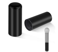 JTLAU Replacement Microphone Battery Cover Compatible with Shure BLX2 Handheld Wireless Mic, Black, 2-Pack