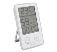 JTLB Accuracy Digital Indoor Hygrometer Thermometer with Large LCD Display, Max Min Records for Home Office Greenhouse, Three Mounting Options, Backlit for Easy Reading