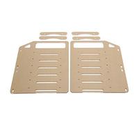 JTLB Acrylic Hard Drive Bracket, DIY 3.5in Hard Disk Shelf HDD Transparent Cage YJ-Y6F-002