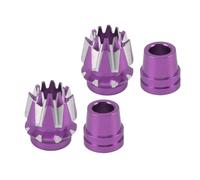 JTLB Aluminum Alloy Remote Control Joysticks Rocker Parts for Drone Remote Controller with Anti Slip Design and Ergonomic Grip, Suitable for FUTABA, for WFLY, for RadioLink, etc (Purple)