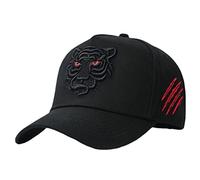 JTLB Baseball Cap for Men Women, Animal Tiger Embroidered Baseball Cap Sun Hat Cool Hip Hop Baseball Cap Tennis Cap for Men Women Sports Fan