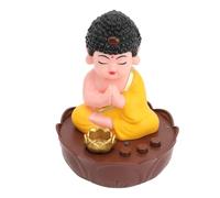 JTLB Buddha Figurine,Singing Buddha Figurine with Charging USB, Perfect Decorative Statue with Sound for Desk, Car Dashboard and Restaurant
