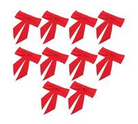JTLB Deluxe Chair Sash, Elegant Chair Bows with Vibrant Colors, for Wedding, Banquet, Party, Durable Design, Reusable Polyester Material (Red)