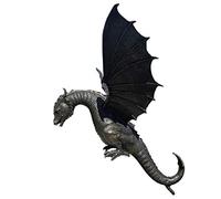 JTLB Dragon Garden Statue, Outdoor Large Figurine Fountain Ornament Resin Water Feature Sculpture Weatherproof Gothic Dragon Sculptures (Picture customization)