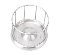 JTLB Food Grade 304 Stainless Steel Tortoise Feeder, Shallow Mouth Design for Easy Access, Non Slip Base, Smooth Surface, Suitable for Various Tortoise Species, Reptile Water Dish Food (L)