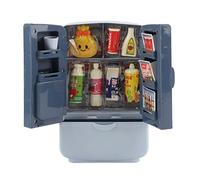 JTLB Little Chef Toy, Kids Fridge Toy, Large Capacity Drawer, Internal Partition Storage, Play Food for Pretend Play, Toy Kitchen Accessories, With Play, Fun Giving Occasion for Kids