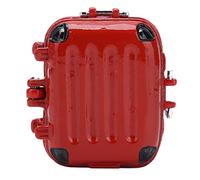 JTLB Mini Travel Hard Suitcase Cute Simulation Life Scene Dolls Travel Suitcase for Dollhouse (Red)