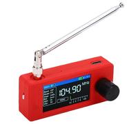 JTLB Portable AM FM Radio, 1.9 Inch IPS Screen Pocket Transistor Receiver with DSP Chip, Type C Charging for Travel Camping