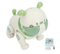 JTLB Remote Control Robot Dog Touch Sensitive Smart Interactive Walking Recording Re Reading Electronic Pets Toys Robotic Dogs for Kids Gifts (Green)