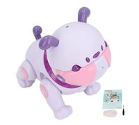 JTLB Remote Control Robot Dog Touch Sensitive Smart Interactive Walking Recording Re Reading Electronic Pets Toys Robotic Dogs for Kids Gifts (Purple)