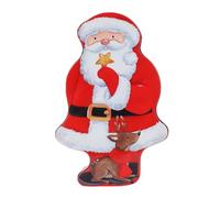 JTLB Santa Candy Tin Box, Festive Santa Gift Container, Cheerful Xmas Decor, Spacious Jar, Ideal Choice, Designed with sturdy iron, for Xmas lovers and kids