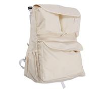 JTLB Stroller Hanging Bag,Universal Stroller Organizer, Oxford Cloth Organizer with Cup Holder, Multiple Pockets,Easy to Detach and Carry, Made from Robust Oxford Cloth (Beige)