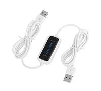 JTLB USB 2.0 PC to PC Transfer Cable, 175 cm, Male-to-Male, 480 Mbps, No External Power Required, Auto Run Function, Compatible with Windows 2000/XP/VISTA/7/8, Laptop to Laptop File Transfer