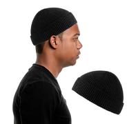 1 Pcs Black Fisherman Hat, Men's Winter Hat, Windproof And Cold-Proof Women's Hat, Autumn Men's Hat, Men's Winter Hat, Head Circumference 50-60cm, Suitable For Street Leisure And Outdoor Travel