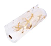 JTMKYO 1 Piece 18 Year Old Mesh Foil Stamped Table Runner, 18th Birthday Party Decorations, Gold Table Banner for Tablecloths and Centerpieces (28cm X 5m)