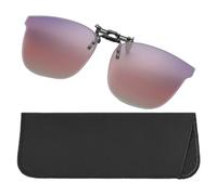 JTMKYO 1 Piece Clip-On Polarized Sunglasses And 1 Piece Glasses Bag, Outdoor Driving Equipment, Flip-Type Ultraviolet Sunglasses, Universal For Both Men And Women.