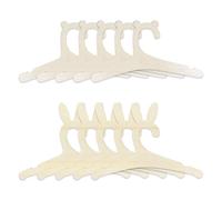 JTMKYO 10 Animal Wooden Clothes Hangers, Bear-Shaped Clothes Hangers, Creative Home Clothes Hangers, And Clothes Finishing Supplies.