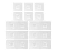 JTMKYO 12 Items Fixed Hooks, Self-Adhesive Hooks, Household Items, Suitable For Bathrooms, Living Rooms, And Entrances.