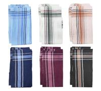 JTMKYO 12 Pcs Men's Handkerchiefs, Men's Cotton Pocket Square Hankies，Premium Classic Handkerchiefs for Men & Women, Soft and Durable，For Weddings, Parties, and Celebrations（Light Color & Dark Color）