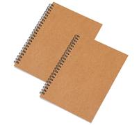 JTMKYO 2 Dotted A5 Notebooks, Sketchbooks, Painting Books, Sketchbooks, Spiral Notebooks, Ring Binders, Suitable for Drawing and Sketching (21 * 14.8cm)