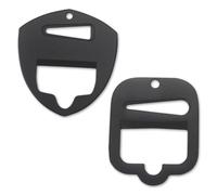 JTMKYO 2 Pieces Metal Bottle Opener, Electronic Cigarette Bottle Lid Opener, Anti-Slip Bottle Opening Tool, Convenient Bottle Opener.