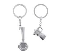 JTMKYO 2 Pieces Of Coffee-Themed Keychain, Fun Keychain, Creative Simulation Pendant, Coffee Element Decorative Accessories.