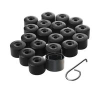 JTMKYO 20 PCS Wheel Nut Caps, Nut Cover Puller, Wheel Bolt Caps, Anti-Theft Screw Caps, Nut Protector Caps, Wheel Nut Caps and Removers (17mm)